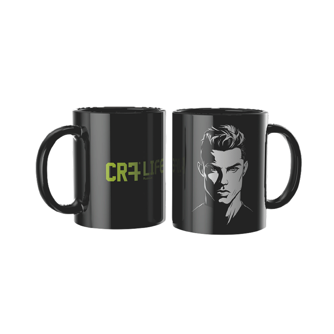 Кружка CR7 LIFE - черная