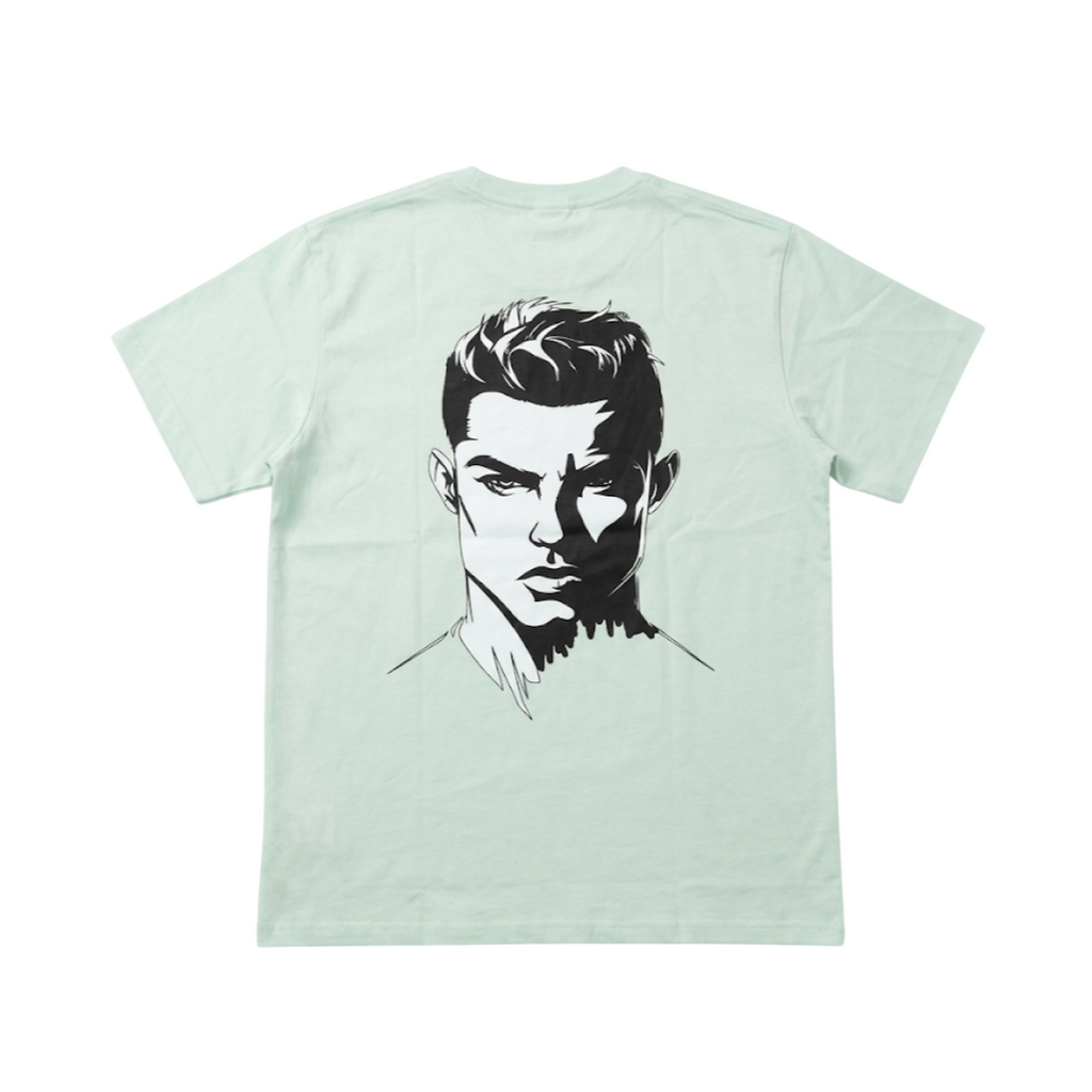 Футболка CR7 LIFE - зеленая