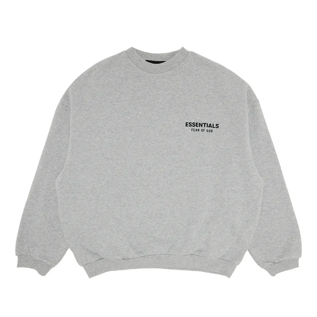 Fear of God Essentials Fleece Crewneck II Light Heather Grey