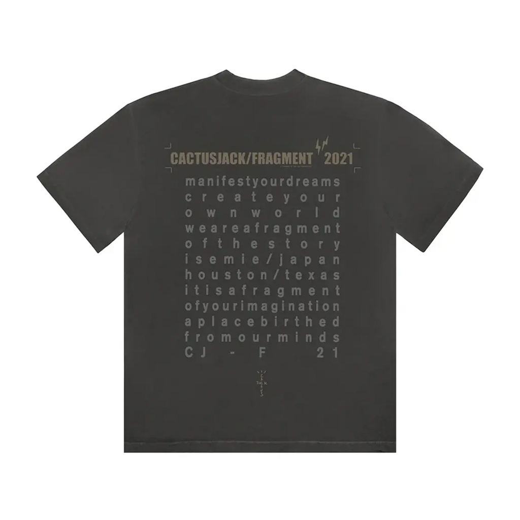 Cactus Jack by Travis Scott For Fragment Create Tee 'Black'