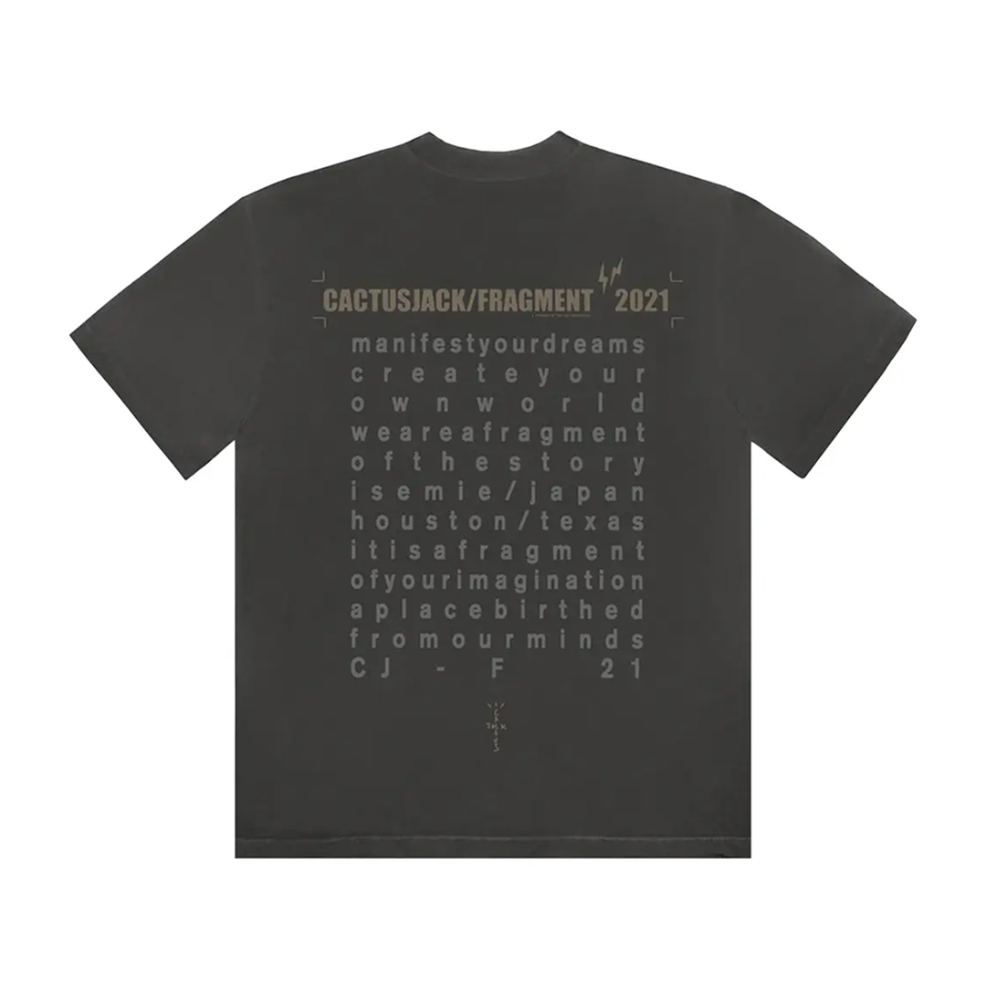 Cactus Jack by Travis Scott For Fragment Create Tee 'Black'