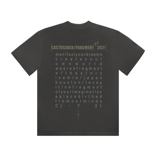 Cactus Jack by Travis Scott For Fragment Create Tee 'Black'