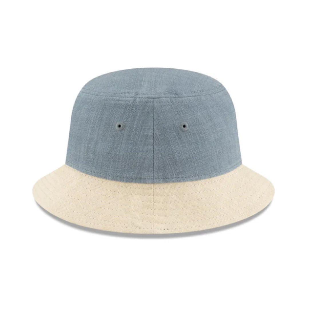 New Era Cap Soft Linen Slate Bucket Cap