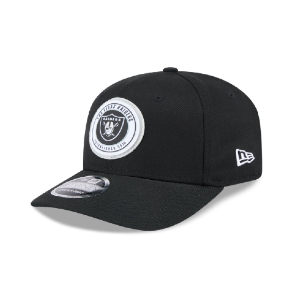 Las Vegas Raiders Circle Patch 9SEVENTY Stretch-Snap Cap