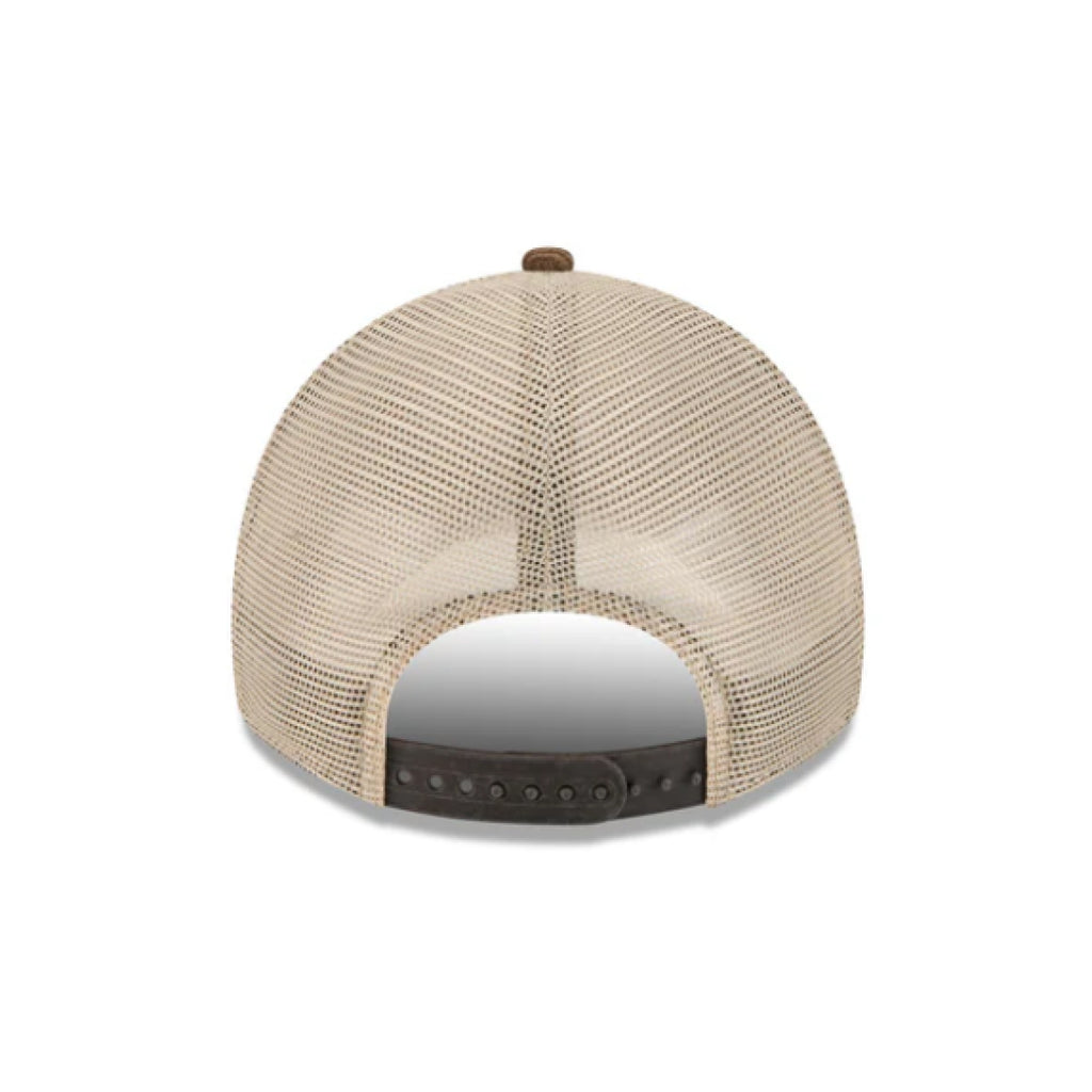 New York Yankees Vintage Landscape Brown 9TWENTY A-Frame Trucker Cap