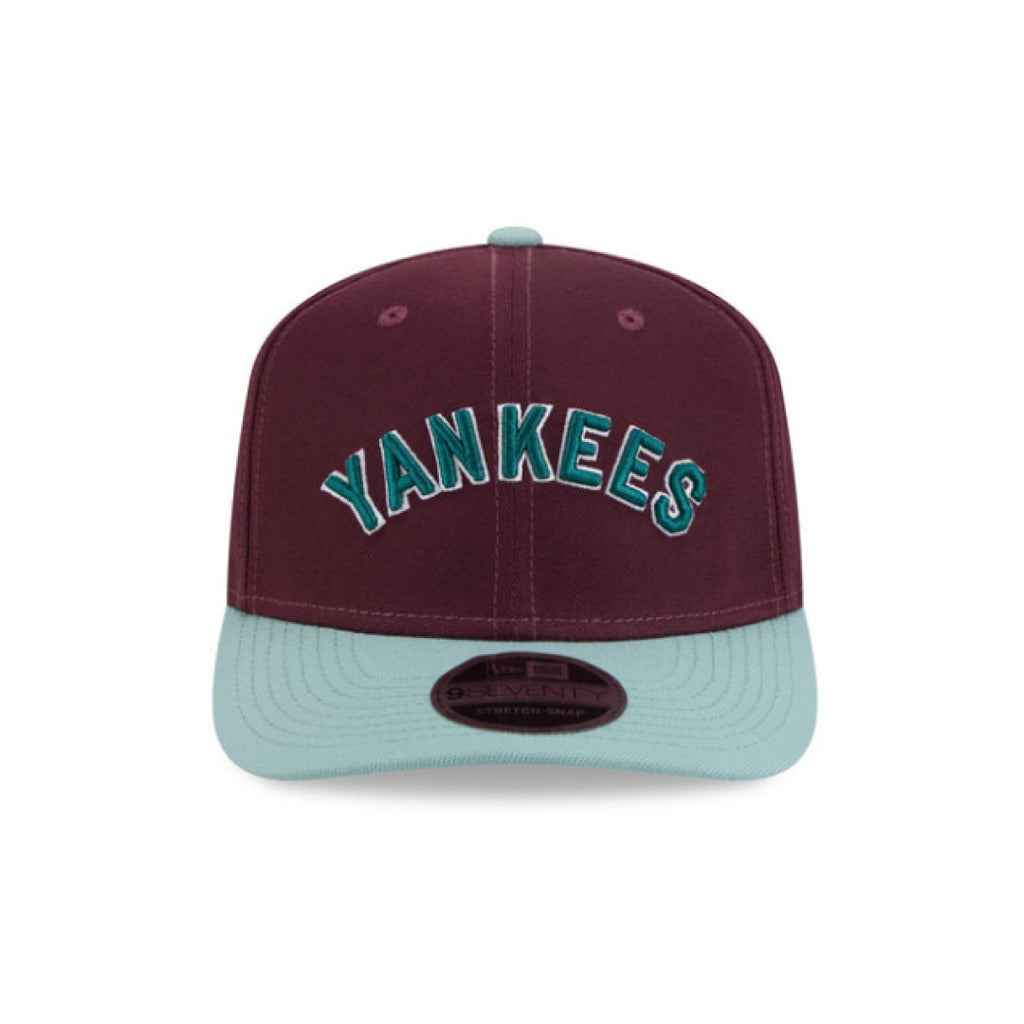 New York Yankees Maroon 9SEVENTY Stretch-Snap Cap