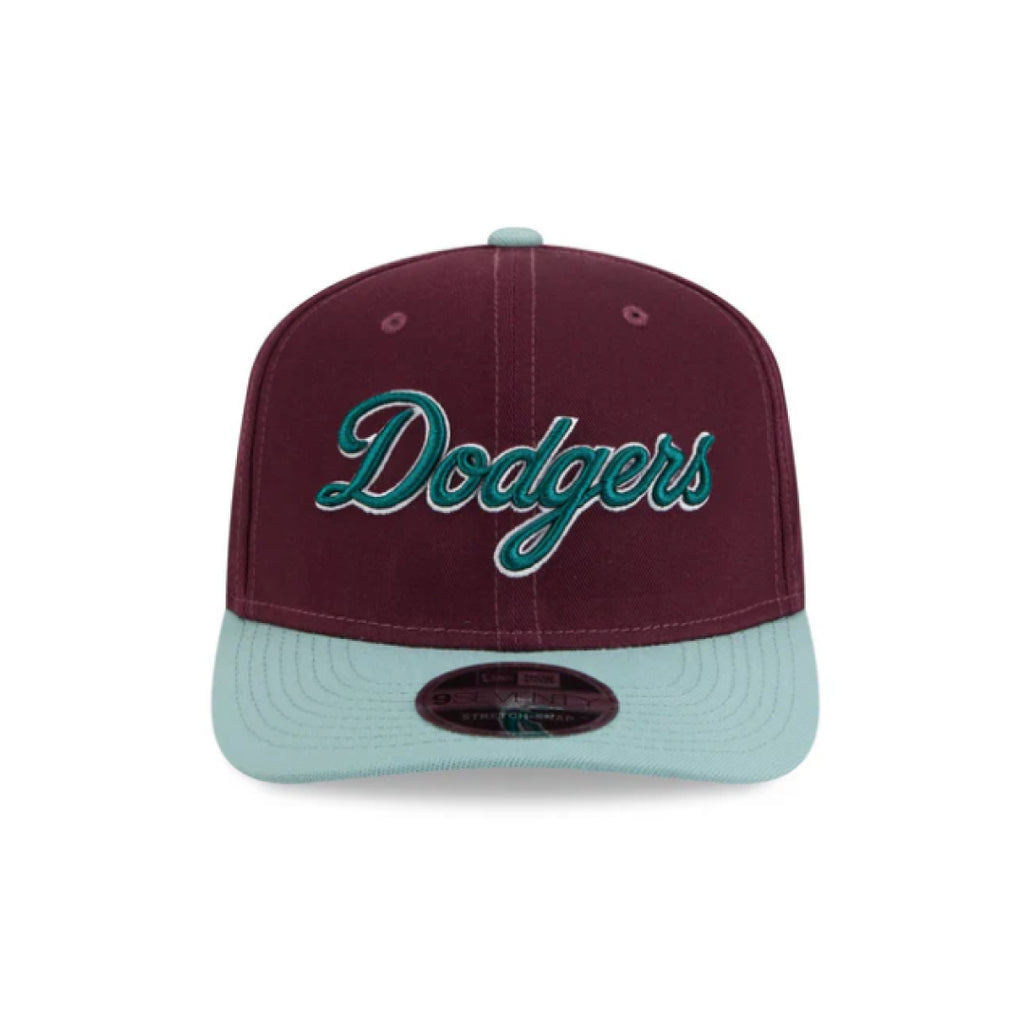 Los Angeles Dodgers Maroon 9SEVENTY Stretch-Snap Cap