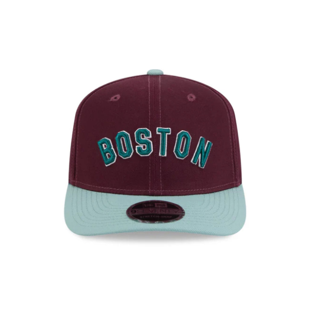 Boston Red Sox Maroon 9SEVENTY Stretch-Snap Cap
