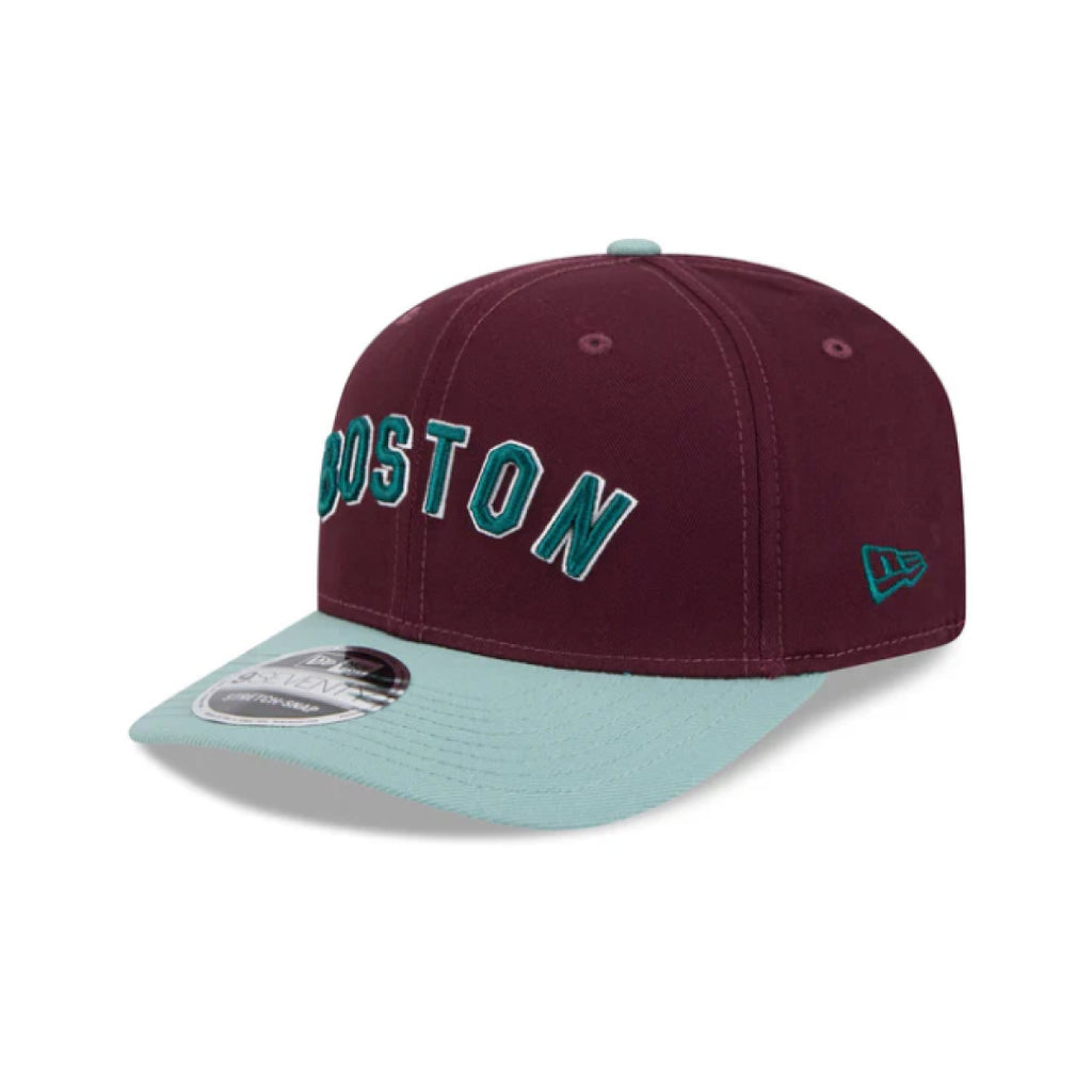 Boston Red Sox Maroon 9SEVENTY Stretch-Snap Cap