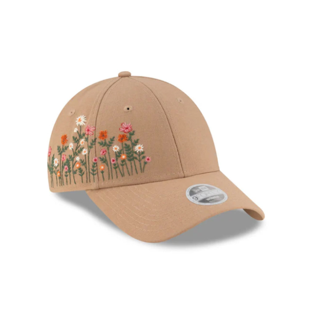 New Era Cap Women's Floral Brown 9FORTY Snapback Cap