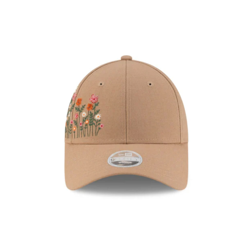 New Era Cap Women's Floral Brown 9FORTY Snapback Cap