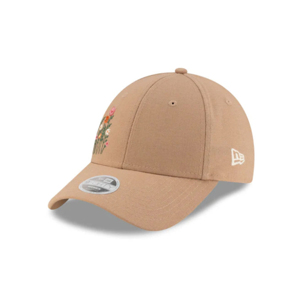 New Era Cap Women's Floral Brown 9FORTY Snapback Cap