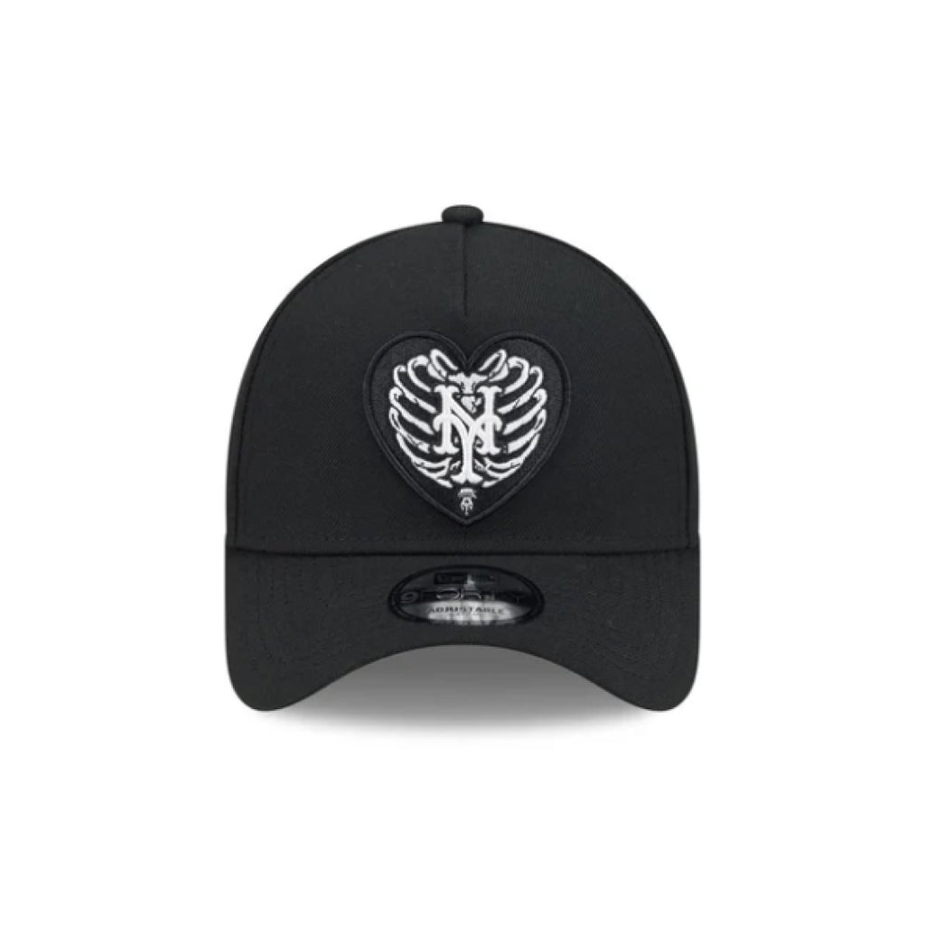 New York Mets Skeletal Heart 9FORTY A-Frame Snapback Cap
