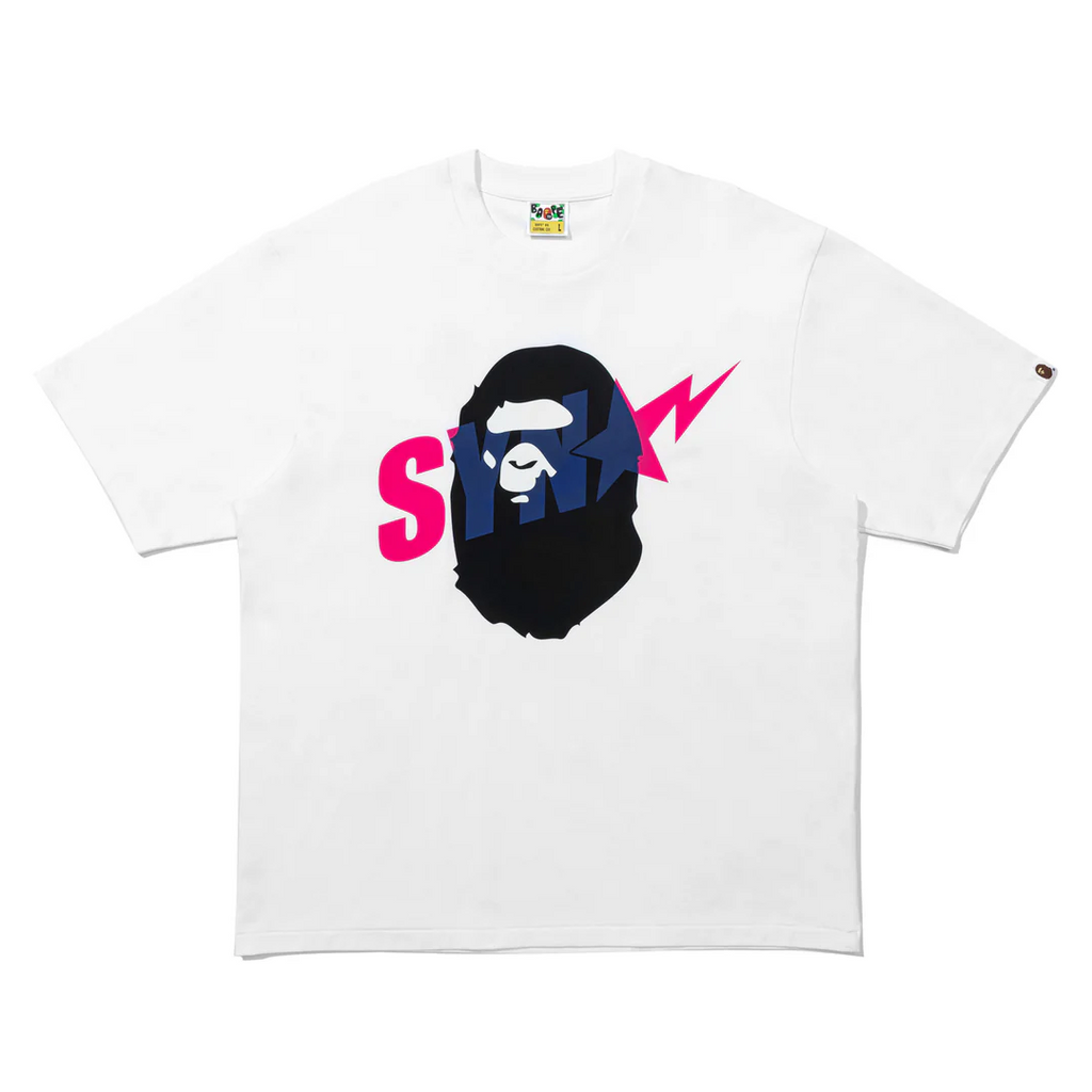 BAPE X Spotify x SYNA Tee 'White'