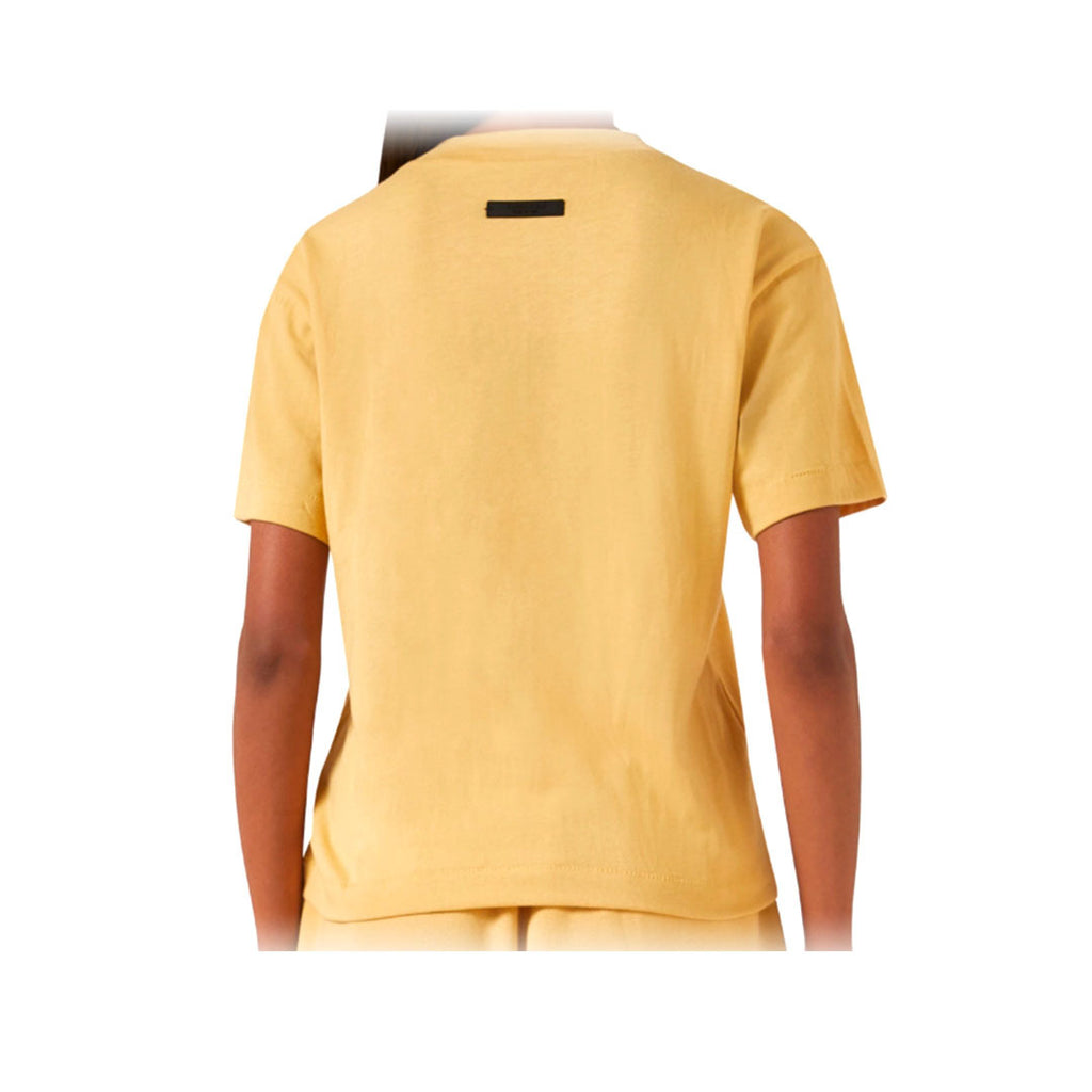 Fear Of God Essentials Crop T-Shirt Yellow