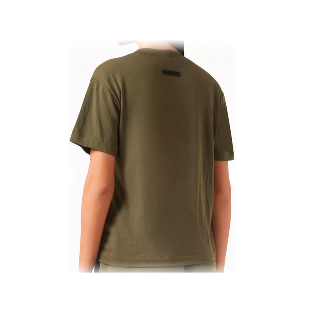 Fear Of God Essentials Crop T-Shirt Olive
