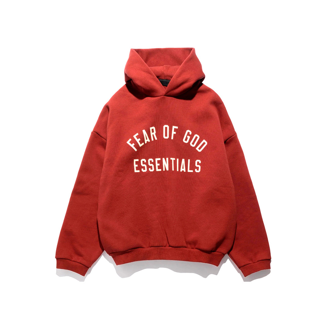 Fear Of God Essentials Hoodie w Fleece Bordeux