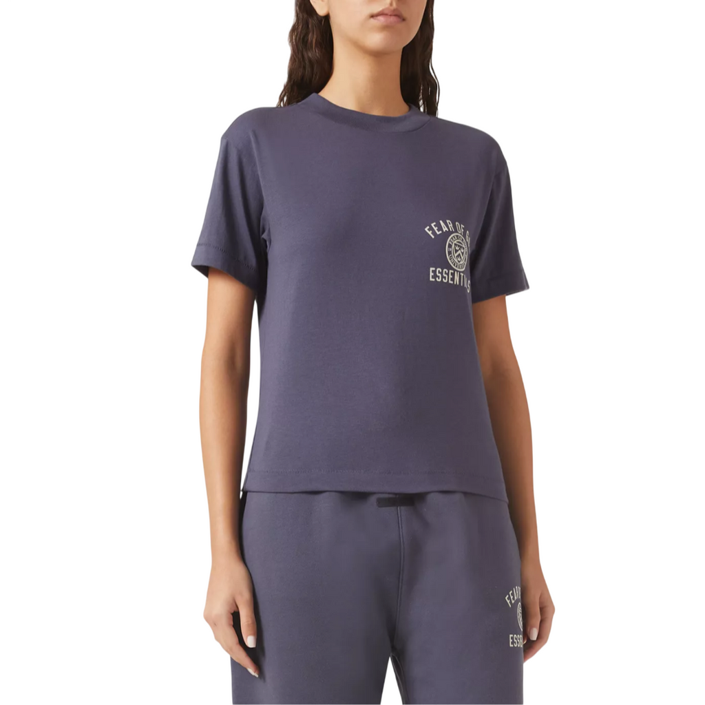 Fear Of God Essentials Crop T-shirt Purple