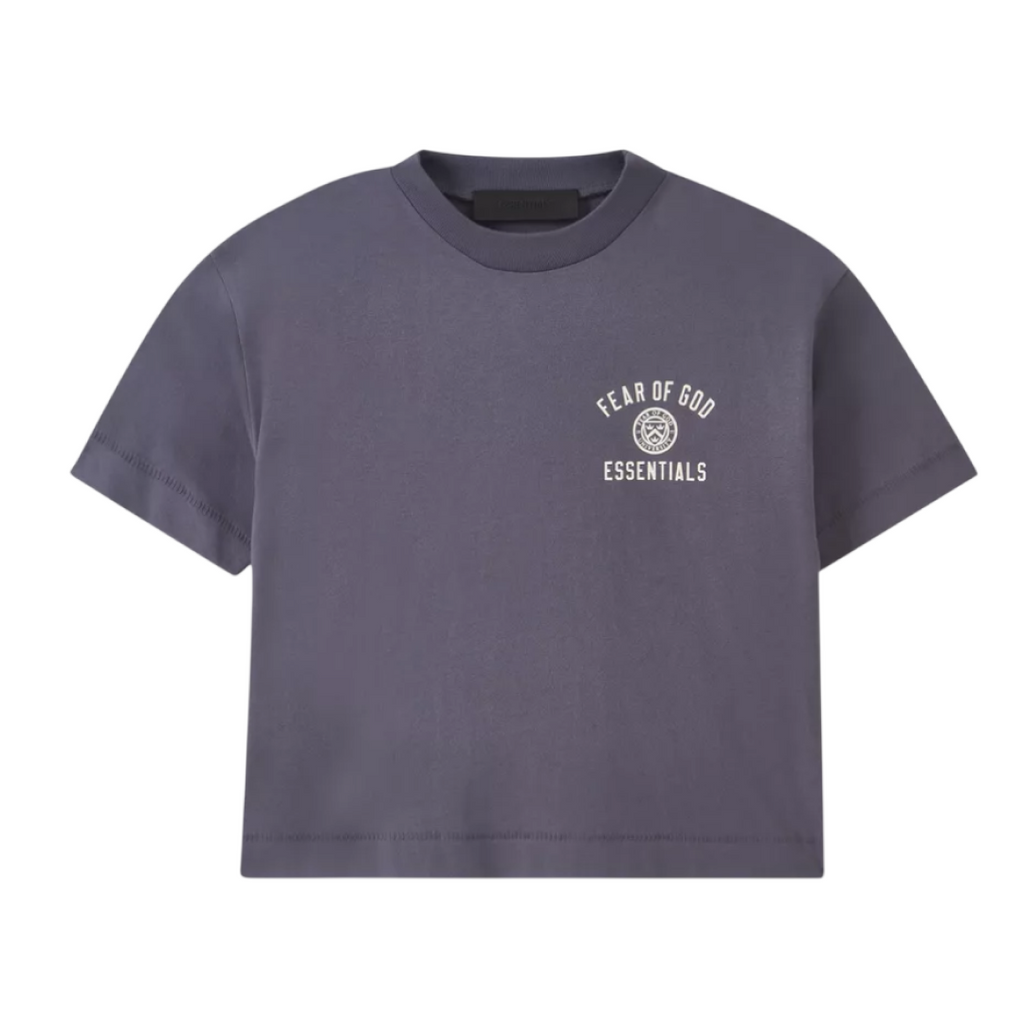 Fear Of God Essentials Crop T-shirt Purple