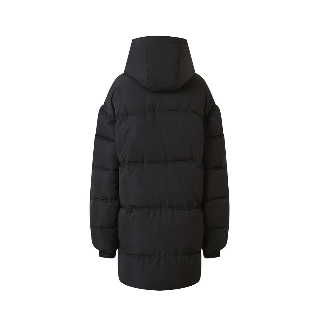 Sixth June Puffer Jacket Long Black
