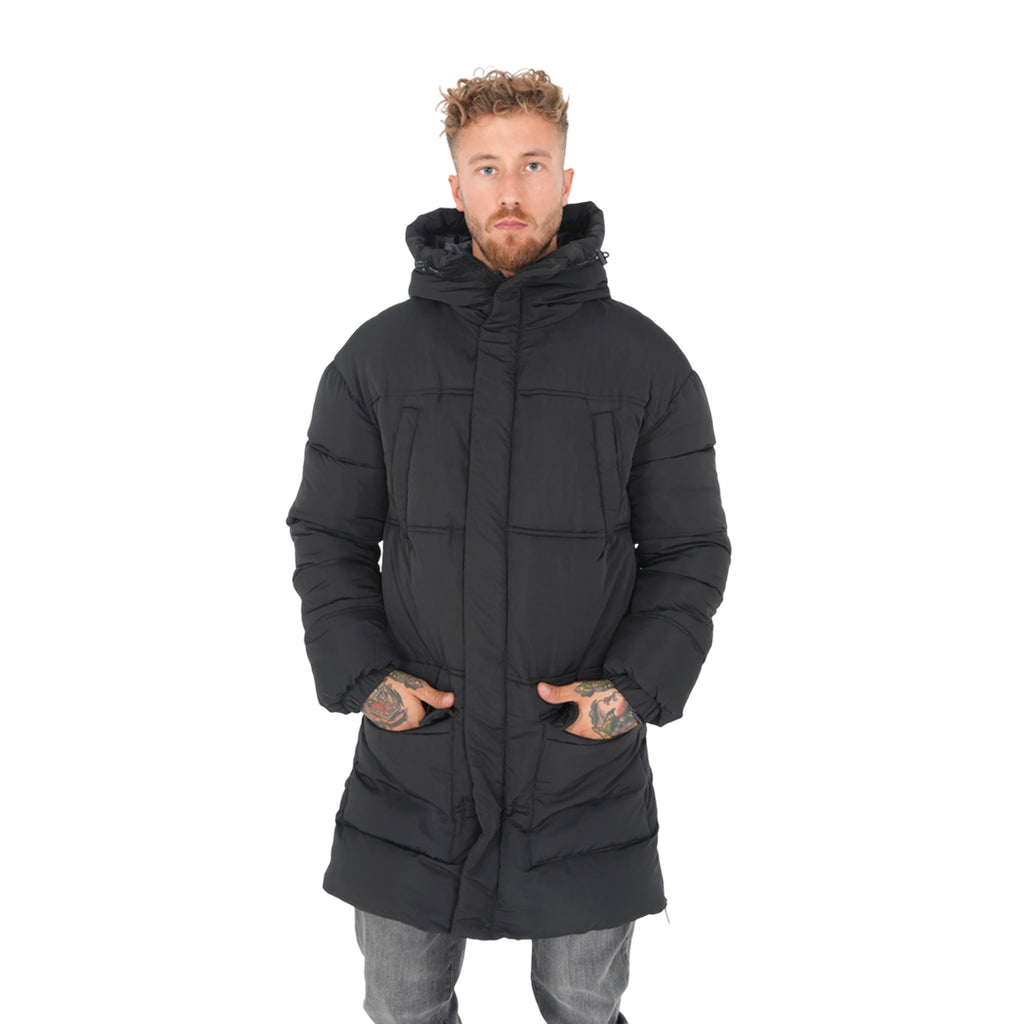 Sixth June Puffer Jacket Long Black