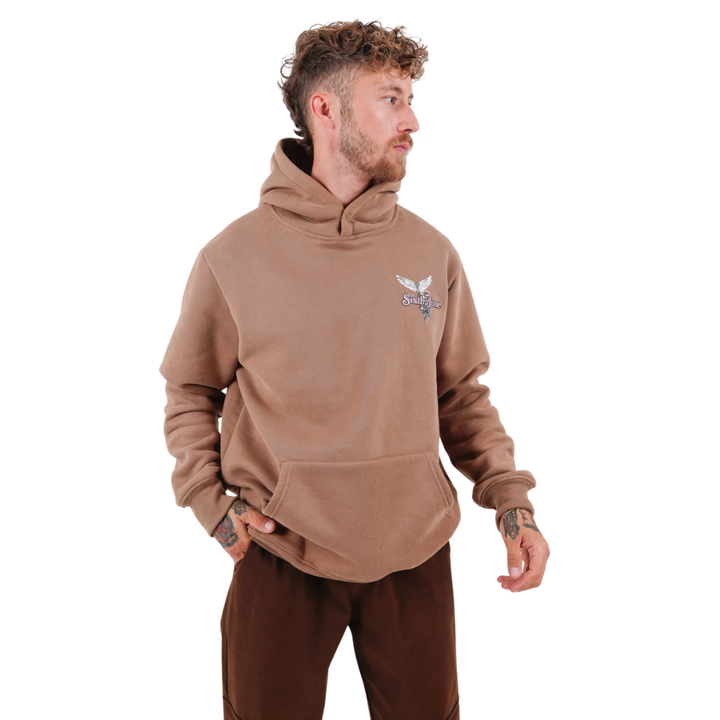 Sixth June Dove Hoodie Brown