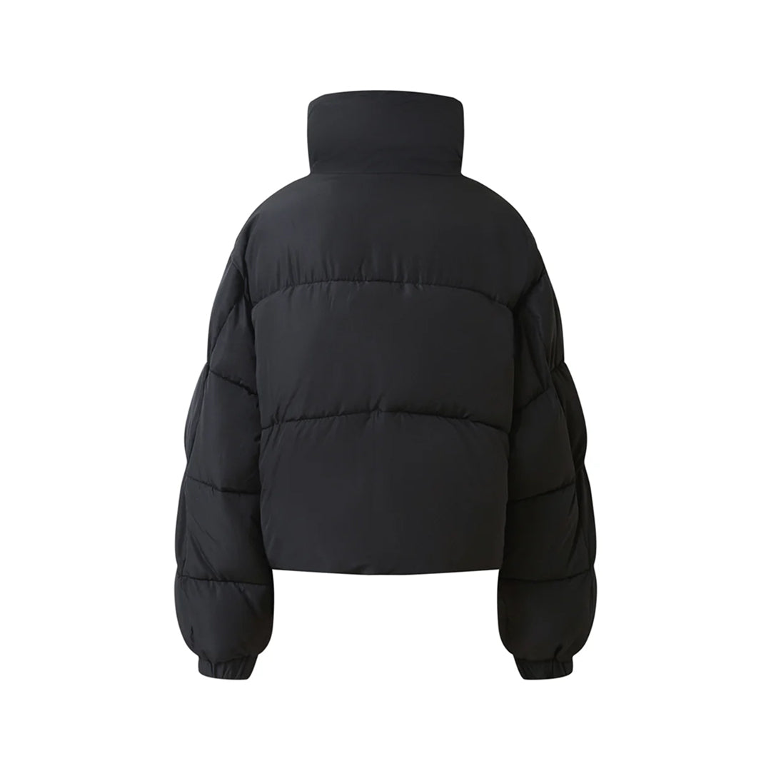 Sixth June Crop Puffer Jacket Black