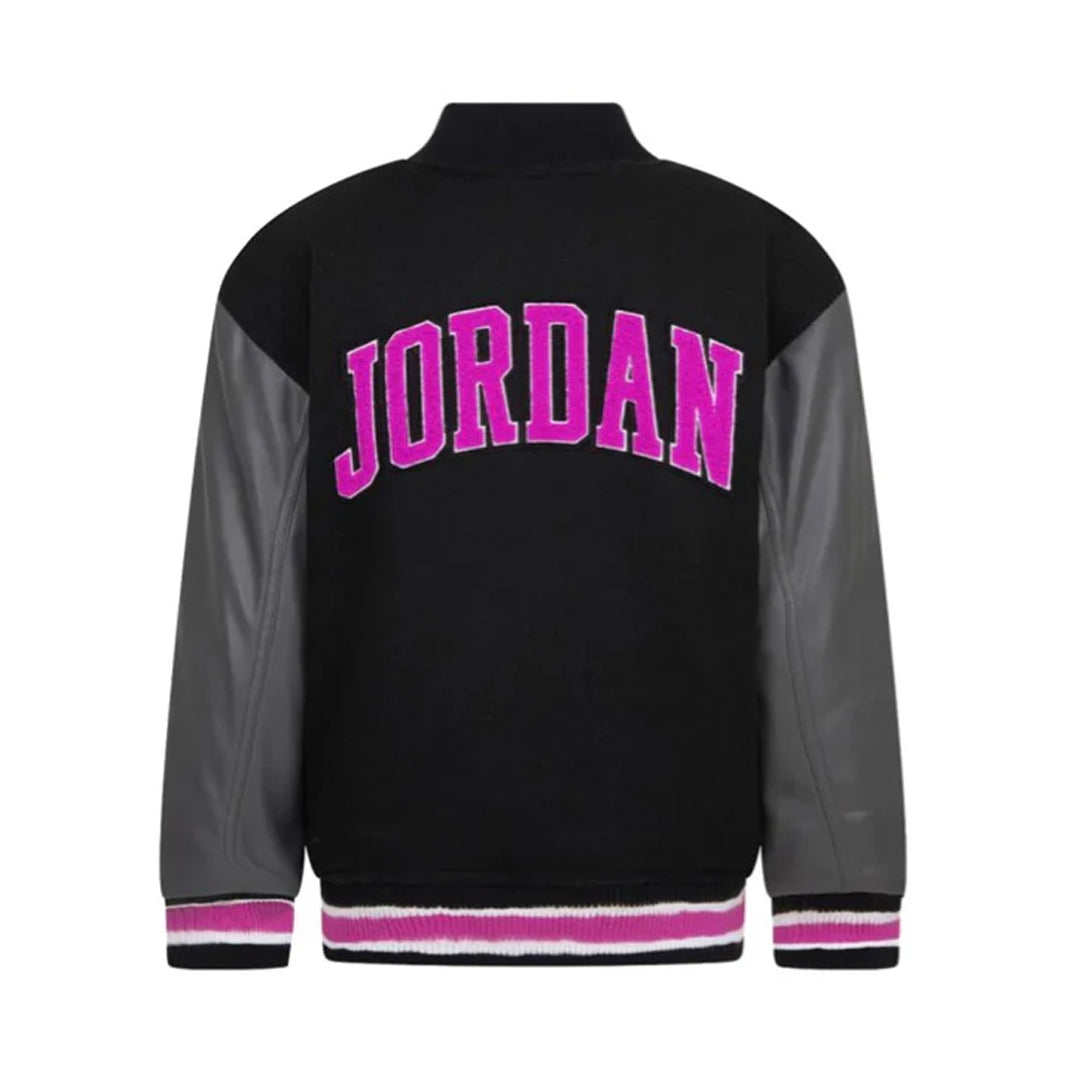 Jordan Kids Bomber Jacket Black Pink