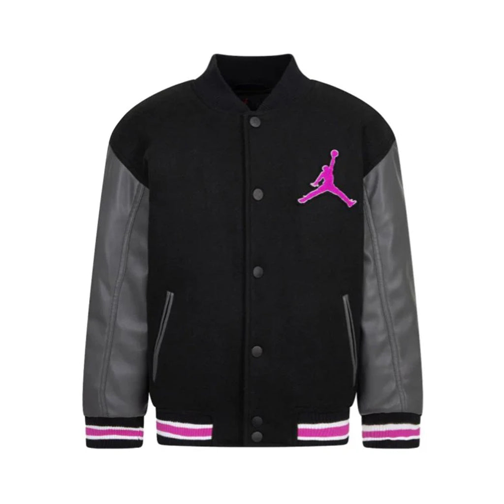 Jordan Kids Bomber Jacket Black Pink