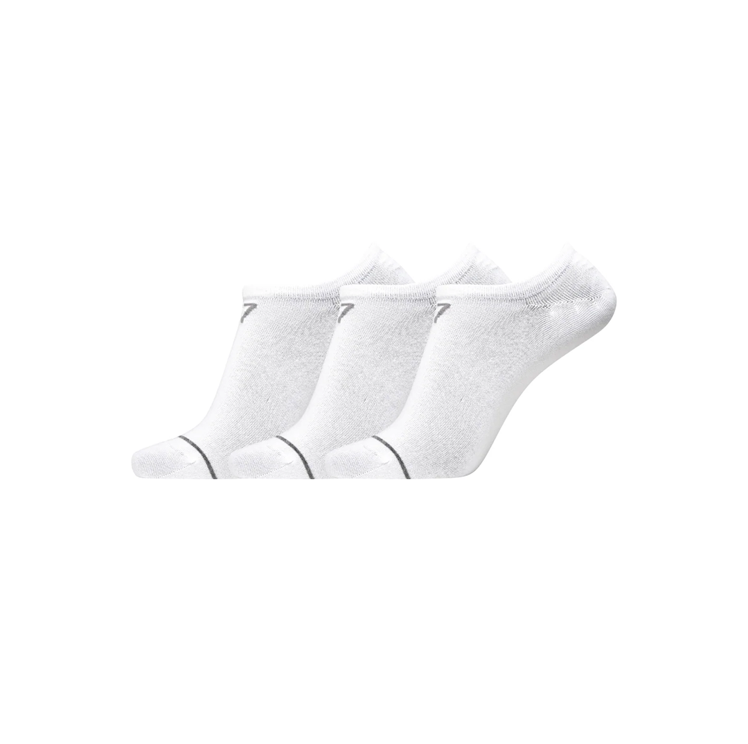 CR7 Носки Footies (низкие) из хлопка 3 шт. белые