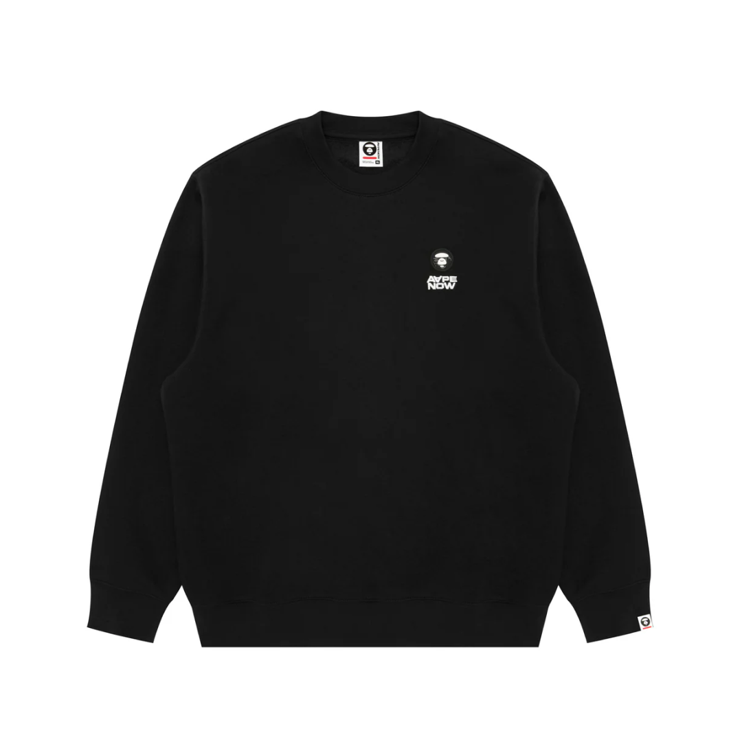 AAPENOW moonface crew neck sweatshirt