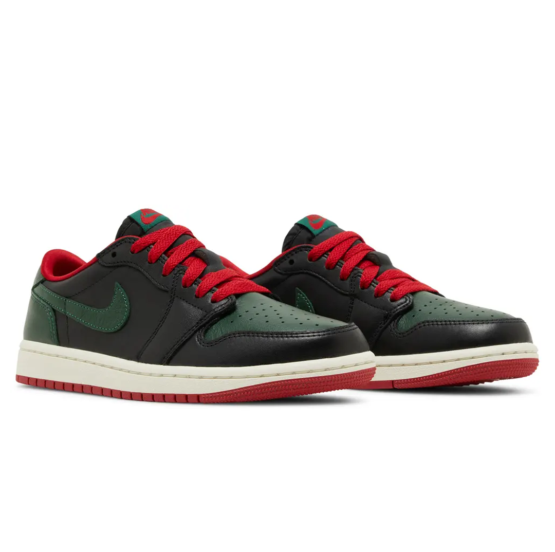 Wmns Air Jordan 1 Retro Low OG 'Black Gorge Green'