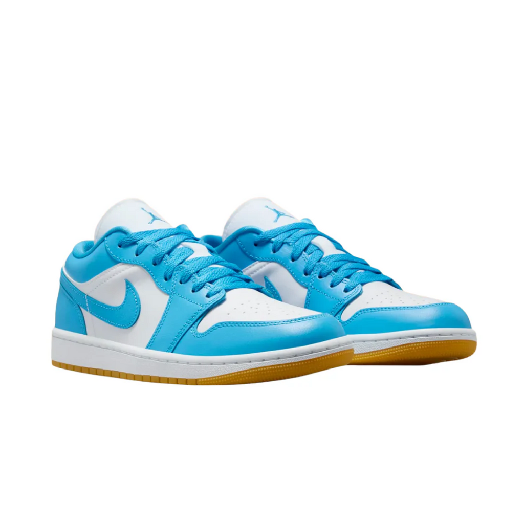 Air Jordan 1 Low "White/Aquatone/Gum Brown"
