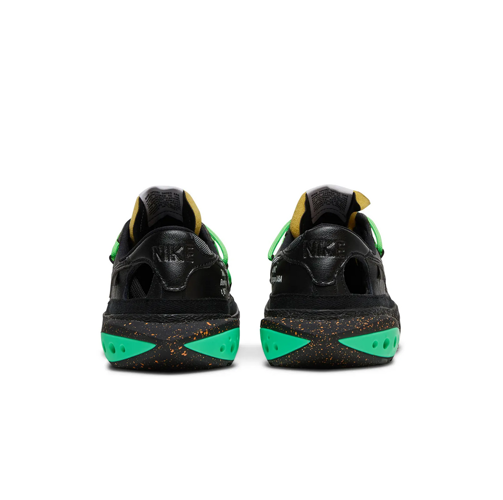Blazer Low x Off-White 'Black and Electro Green'