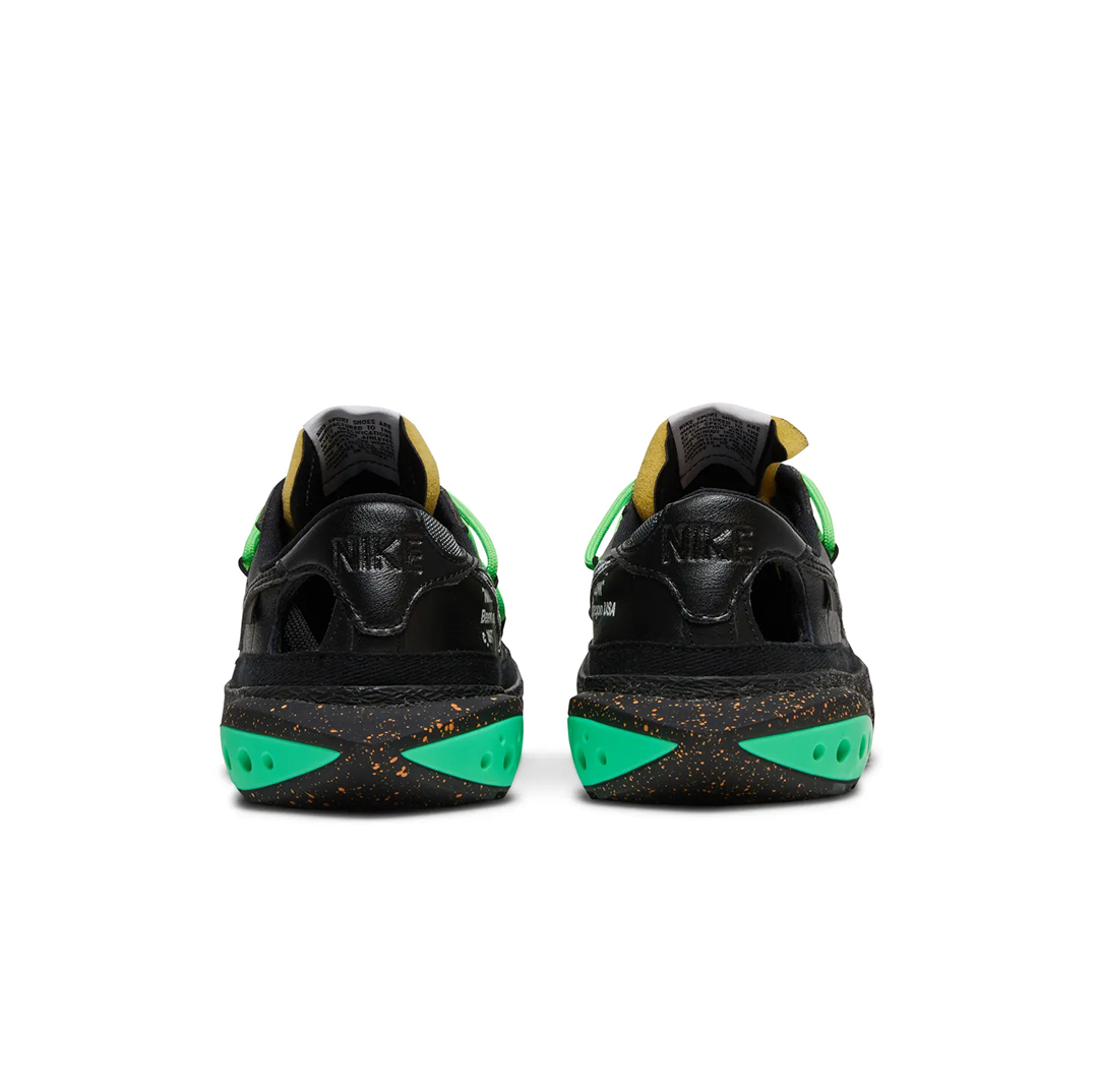 Blazer Low x Off-White 'Black and Electro Green'