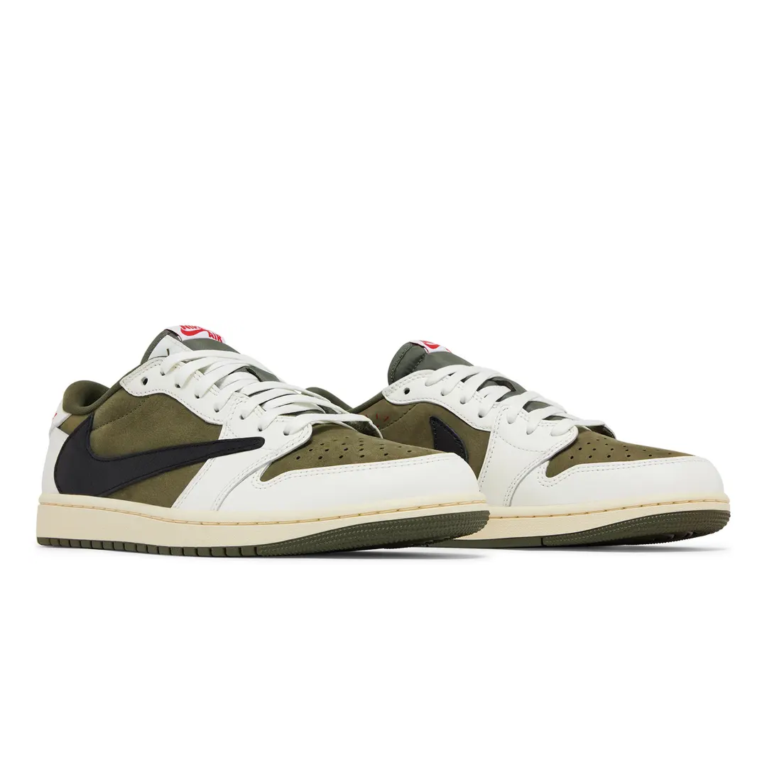 Travis Scott x Air Jordan 1 Retro Low OG SP 'Reverse Olive / Medium Olive'