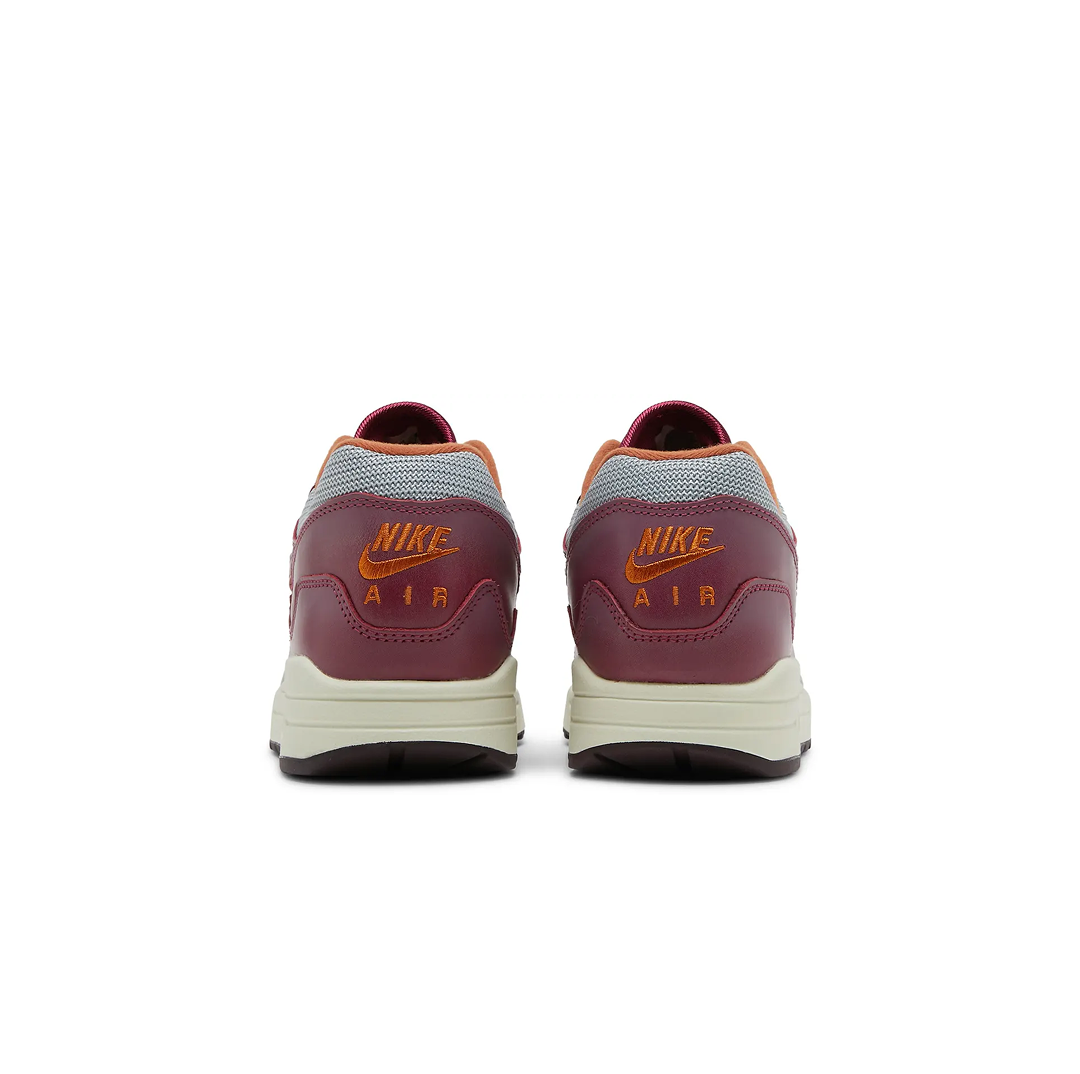 Patta x Nike Air Max 1 'Rush Maroon'