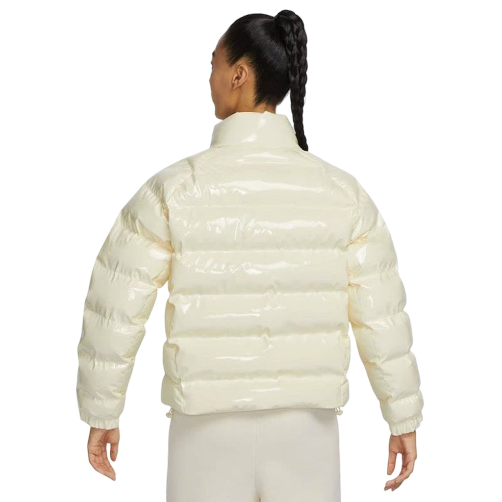 Nike Puffer Jacket Glossy White