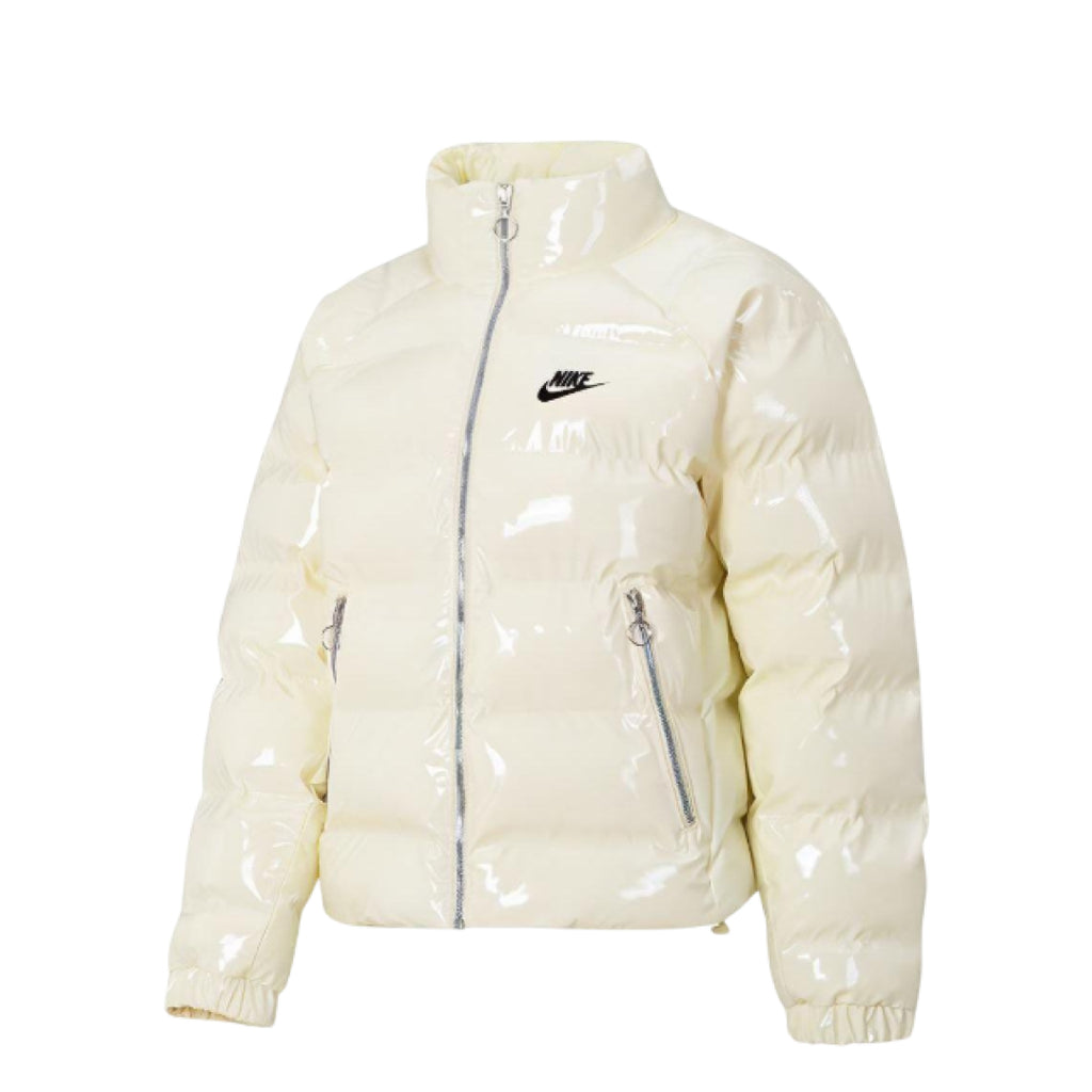 Nike Puffer Jacket Glossy White
