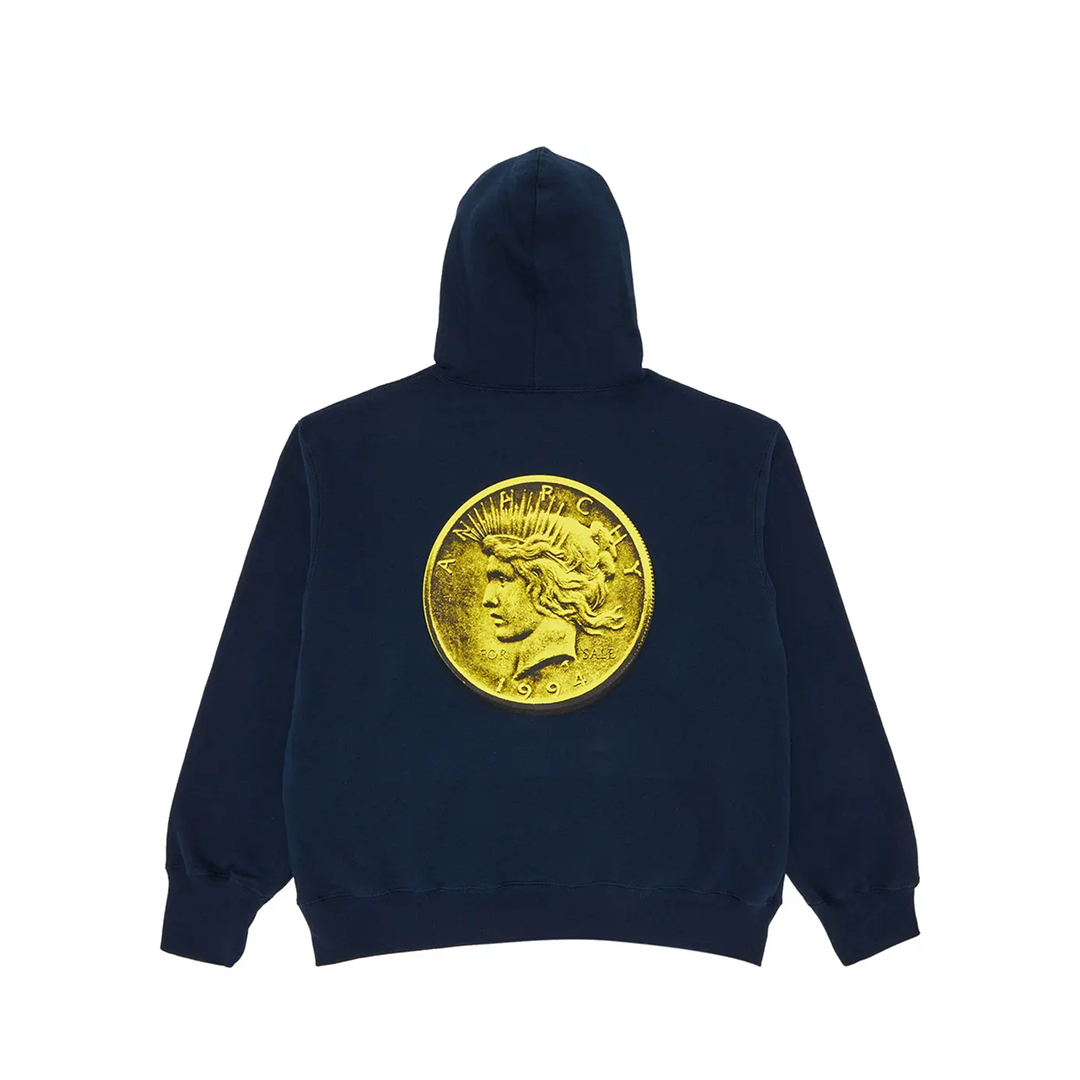 Supreme Anarchy Hooded Sweatshirt 'Navy'