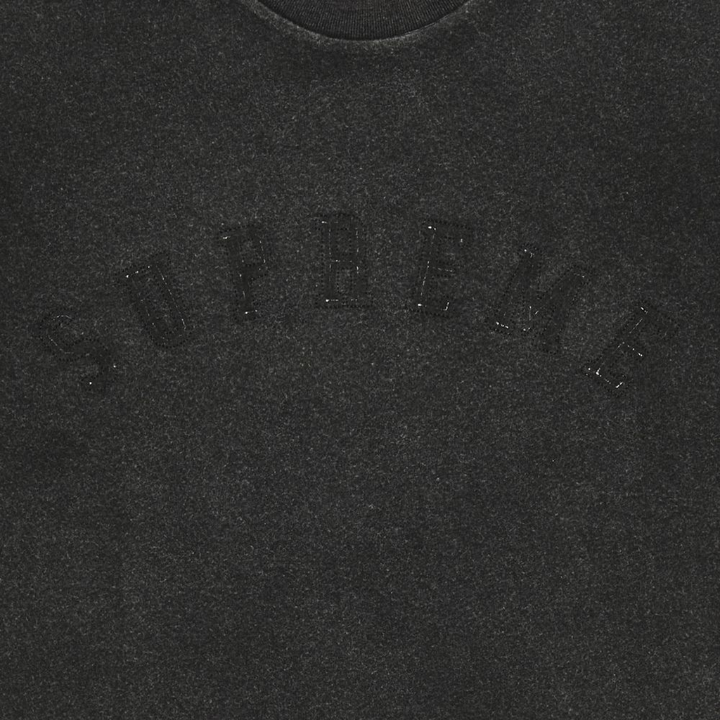 Supreme Overprint S/S Top Grey