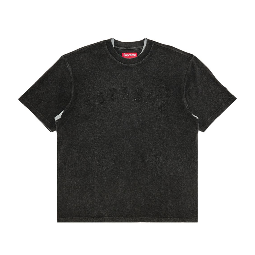 Supreme Overprint S/S Top Grey