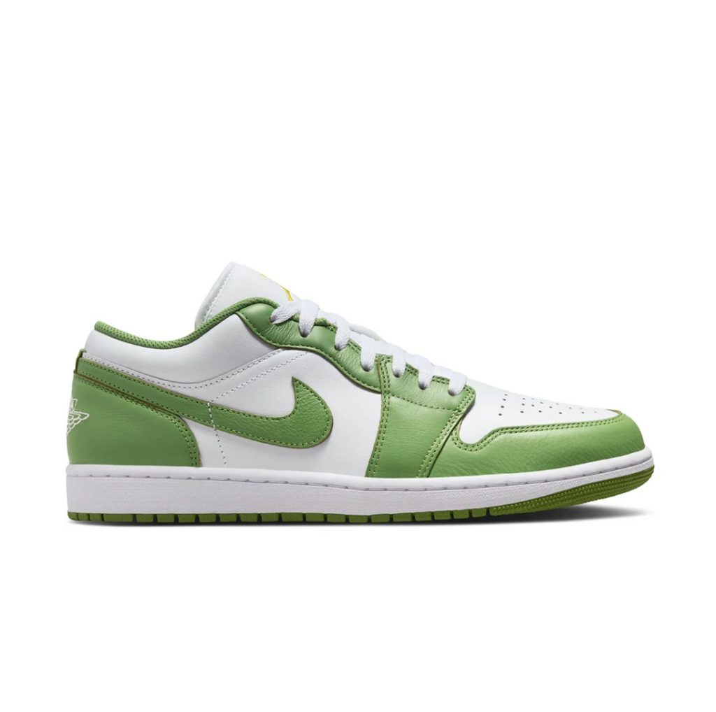 Air Jordan 1 Low SE "White/Lightning-Chlorophyll"
