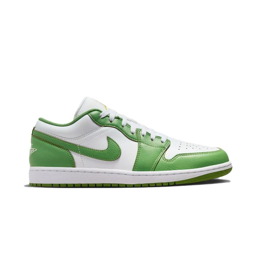 Air Jordan 1 Low SE "White/Lightning-Chlorophyll"