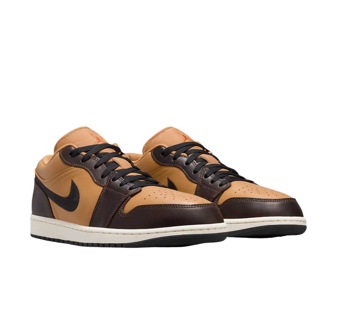 Air Jordan 1 Low 'Flax Baroque Brown'