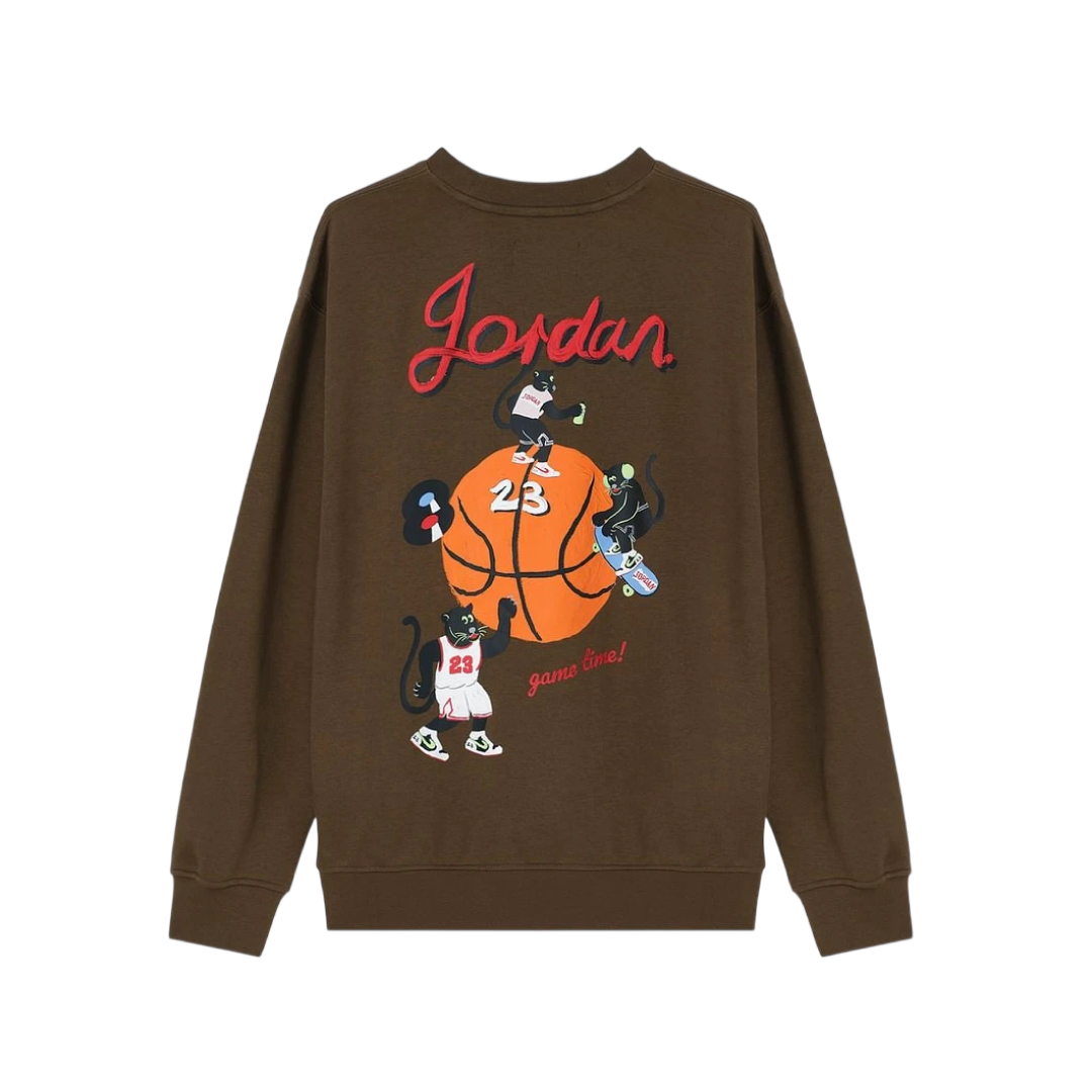 Air Jordan Sweatshirt Olive