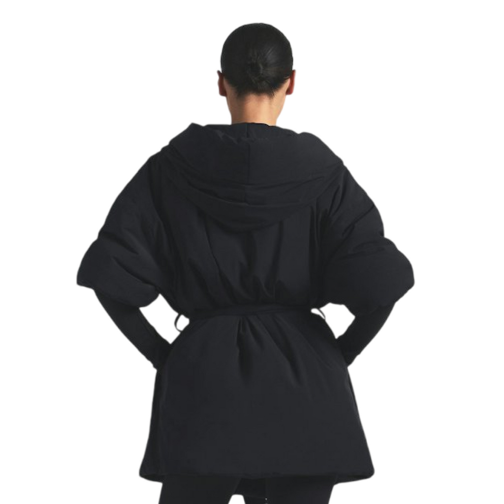 Nike SKIMS Woven Nylon Wrap Coat Obsidian/Obsidian