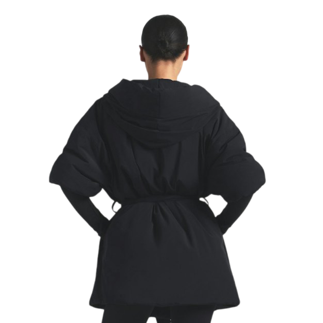 Nike SKIMS Woven Nylon Wrap Coat Obsidian/Obsidian