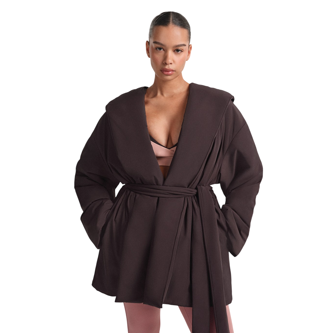 Nike SKIMS Woven Nylon Wrap Coat Phoenix