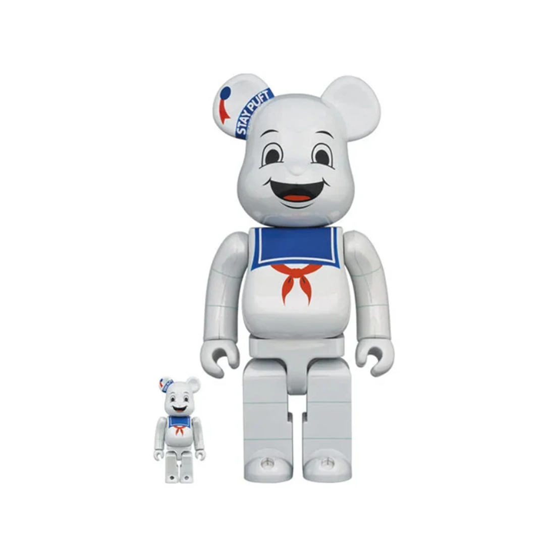 Medicom Toy 400% & 100% Bearbrick set Stay Puff Marshmallow